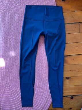 Lululemon Wunder Under blue leggings 28’